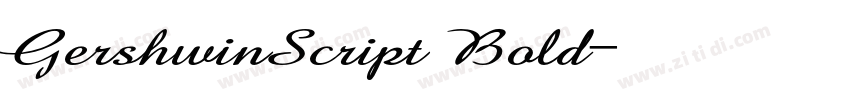 GershwinScript Bold字体转换 GershwinScript Bold字体转换